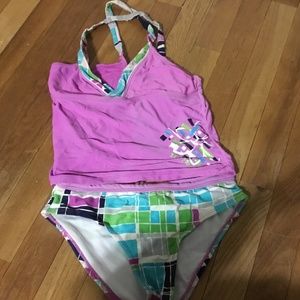 Two piece bathing suit